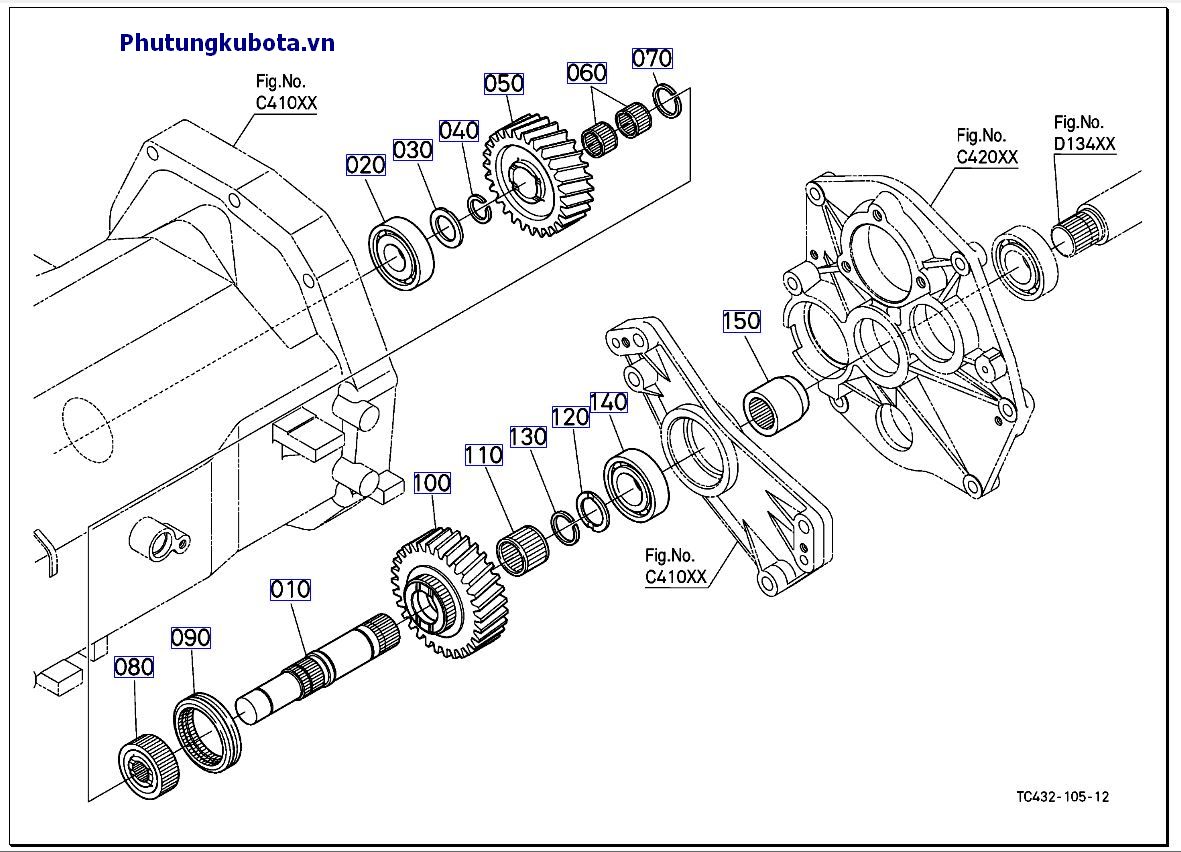 Trục truyền động PTO ( trước)